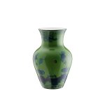 Vaso ming Malachite Oriente Italiano, 25 cm