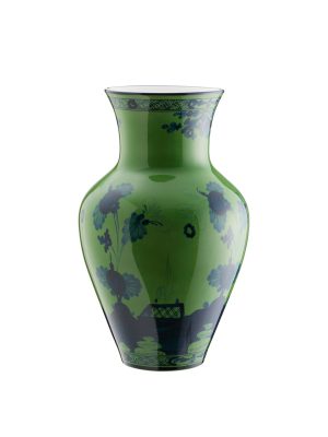 Ming vase Malachite Oriente Italiano 30 cm