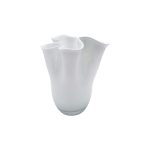 Low Opaline Glass Vase