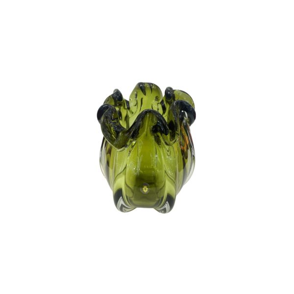 Small Green Glass Vase