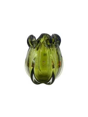 Vaso In Vetro Verde piccolo