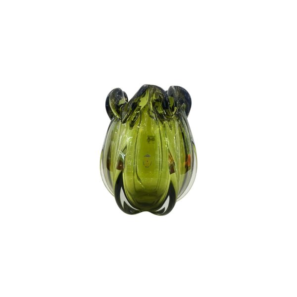 Small Green Glass Vase