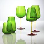 Set 2 Calice Vino Joy Green 750 ml