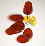 Set of 2 Joy Red Glasses 450 ml