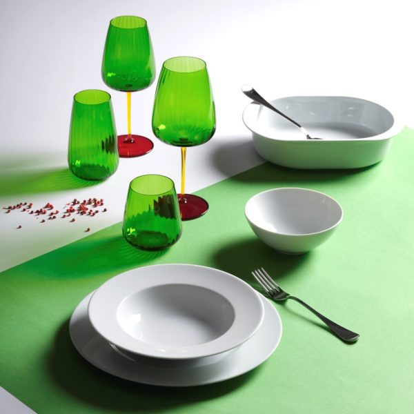 Set 2 Calice Vino Joy Green 750 ml