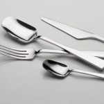 4-Piece Polished Steel Cutlery Set Zest