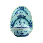 Oval soup tureen Iris Oriente Italiano