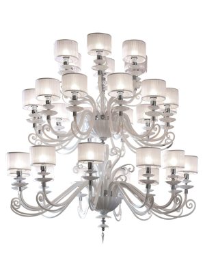 Alicante Bianco L12+12+6 luci Euroluce
