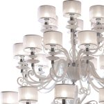 Alicante Bianco L12+12+6 luci Euroluce