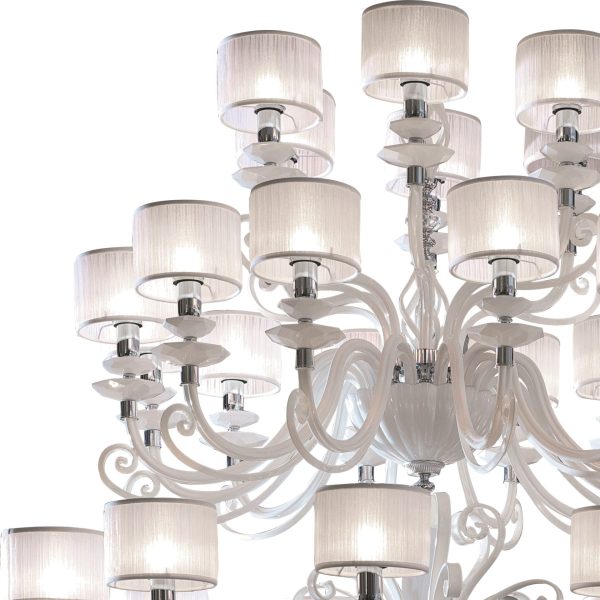 Alicante Bianco L12+12+6 luci Euroluce