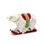 Polar Bear and Sleigh with Gifts Salt and Pepper Set