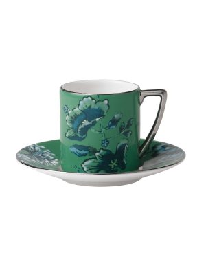 Tazza Espresso Con Piattino Jasper Conran Chinoiserie Green