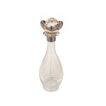 Crystal Bottle with Silver Stopper
