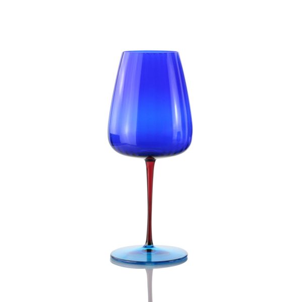 Set of 2 Wine Glasses Joy Blue 750 ml