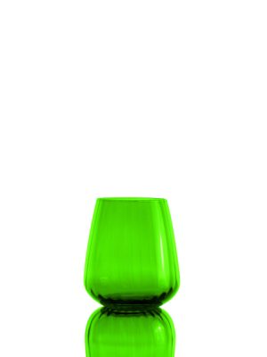 Set of 2 Joy Green Glasses 450 ml