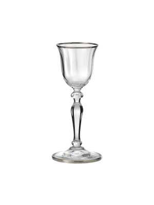 Christine Crystal Platinum Liquor Glass
