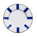 Tea cup with saucer "Le Righe" blue