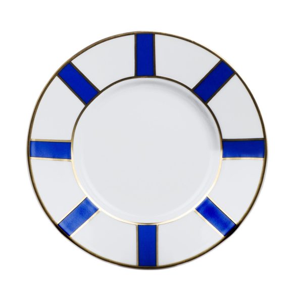 Tea cup with saucer "Le Righe" blue