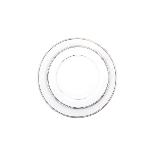 Dessert Plate Double Platinum Thread