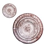 Round tray Old England Brown