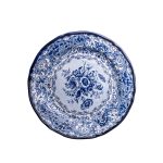 Vassoio rotondo Old England Blu