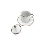Coffee Cup with Platinum thread rim