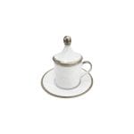 Coffee Cup with Platinum thread rim