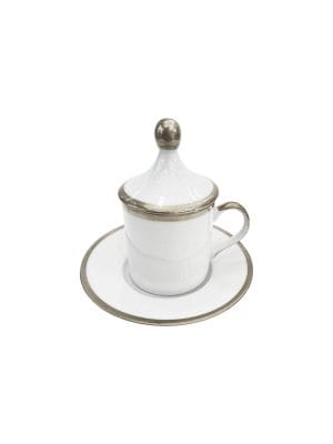 Coffee Cup with Platinum thread rim