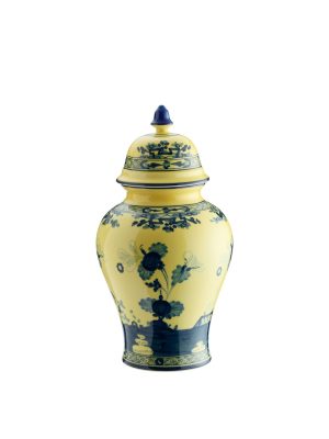Vaso potiche con coperchio Citrino, 31 cm