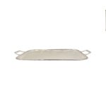 Rectangular tray with handles in Silver Plated Empire style
