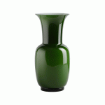 Vaso Opalino Verde Alto Venini