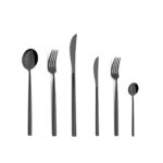 Set Posate 6 Pezzi Modern Black