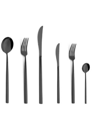 Servizio di Posate 36 Pezzi Modern Black