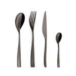 Set Posate 4 Pezzi Contemporary Black