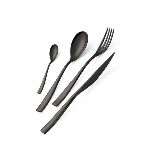 Servizio di Posate 36 Pezzi Contemporary Black