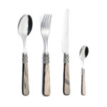 Set Posate 4 Pezzi Grazia Marrone
