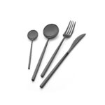 Set Posate 6 Pezzi Modern Black