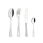 4-Piece Set of Cutlery in English Steel