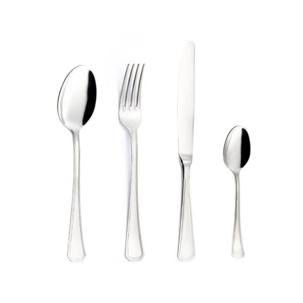 4-Piece Octagonal Steel Cutlery Set