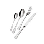 Set Posate 6 Pezzi in Acciaio Ottagonale