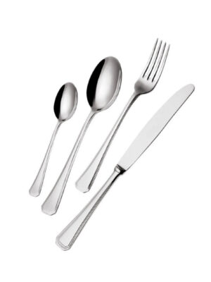 Set Posate 4 Pezzi in Acciaio Ottagonale_2