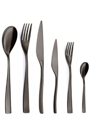 Servizio di Posate 72 Pezzi Contemporary Black
