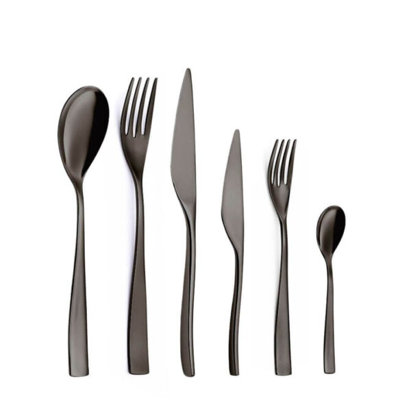 Servizio di Posate 36 Pezzi Contemporary Black