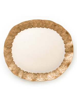 Oval Tray Alice Capodimonte Porcelain