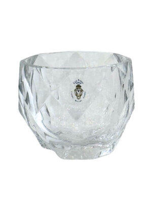 Crystal Whisky Glass with Diamond Design