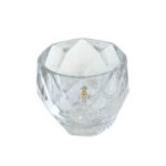 Crystal Whisky Glass with Diamond Design