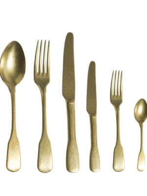 Servizio di Posate 72 Pezzi  Bricklane Oro