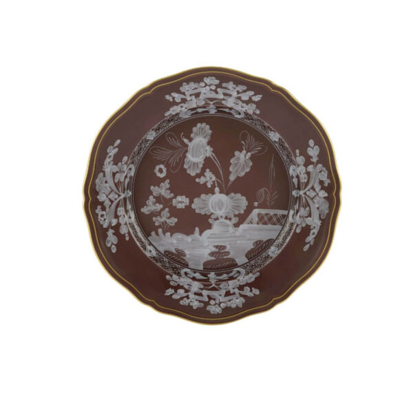 Flat Plate Oriente Italiano Ginori1735 Chestnut