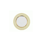 Piatto Frutta Liscio Bouquet Crema Pastello