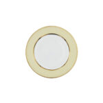 Piatto Piano Liscio Bouquet Crema Pastello